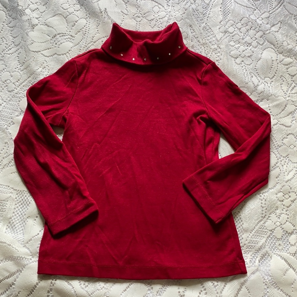 Gymboree red turtleneck - size 3